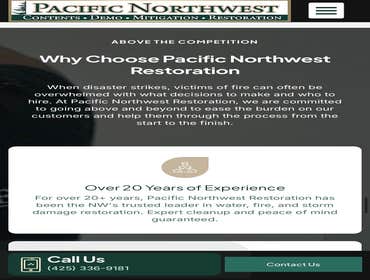Slavik Petrus Pacific Northwest Restoration1 Fire restoration. Mold mitigation Water mitigation. Demolition. Content restoration.
