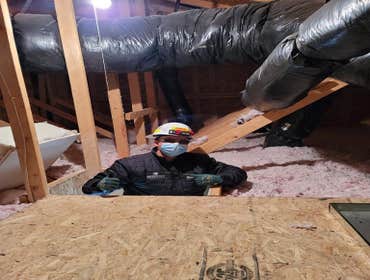 AC Install - Attic Furnace