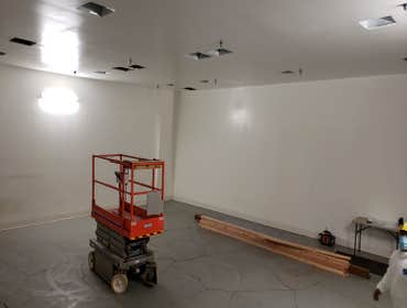 Industrials TIs by Clark Commercial Industries Subdivide existing production space into multiple rooms while designing around existing fire suppression
