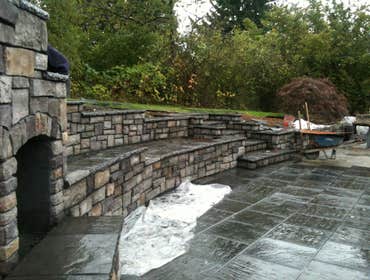 Gresham outdoor living space This is a large outdoor living space project designed and built by the company President Shawn Ladd