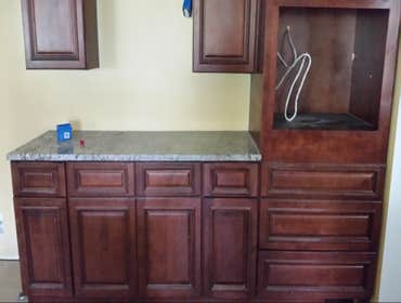 Custom Cabinets and countertop