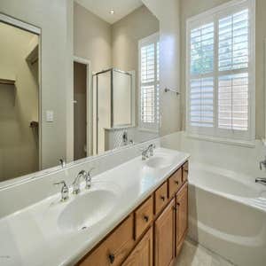 MASTER BATH: BEFORE & AFTER Complete gut/demo and 100% renovation.