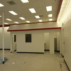 Fitting rooms-office complex