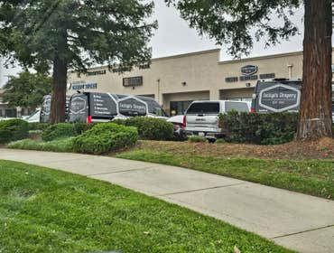 Jackyes Drapery vans and showroom