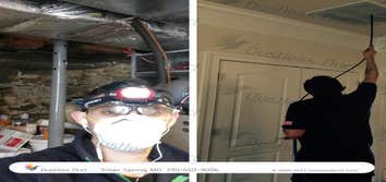 Air Duct Sanitizing and Disinfection by Dustless Duct