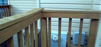 Small deck project One of our clients deck needed repairs. This is one of our small jobs and our client was pleased with the amount of time and dedi