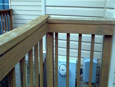 Small deck project One of our clients deck needed repairs. This is one of our small jobs and our client was pleased with the amount of time and dedi