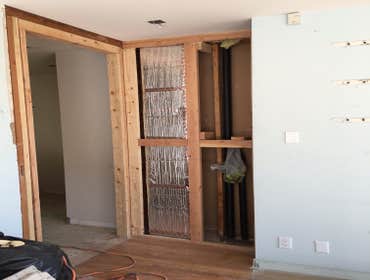 Hollywood Hills Installed two 4 ton 16 SEER Lennox split systems with brand new ducting.