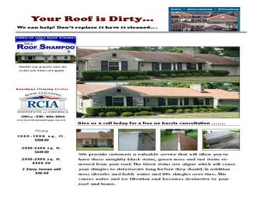 Roof Cleaning