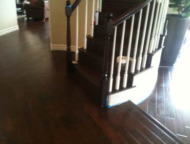 flooring and stair
