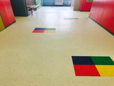 VCT floor design for schools
