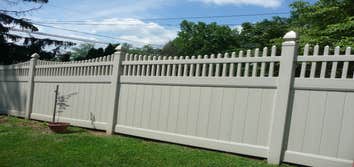 Clay Privacy and Picket Fence