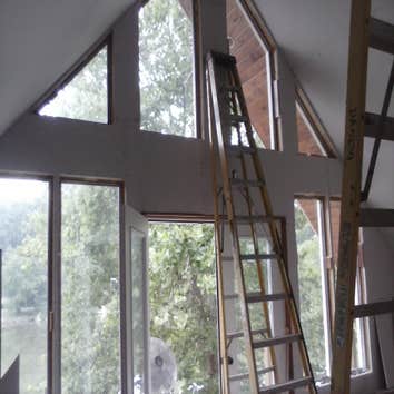 Creek House Drywall was hung and finished in a whole house for a homeowner who lived along the Conodoguinet Creek.