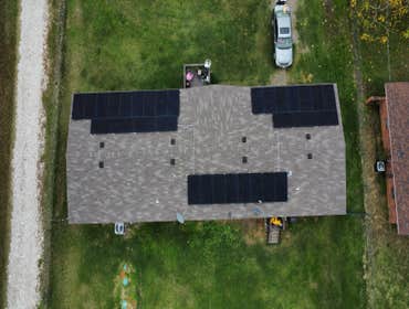 Photos by Texas Solar Panimals, LLC #1 Rooftop solar Install with Qcell 400W panels and enphase 8+ - TVEC utility provider