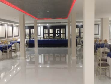 Porcelain floor New 2,600 sqf banquet room floor