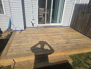 Photos by Elite Painting of Bucks County LLC #2 Staining a new deck