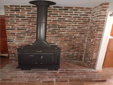 Brick White wash Before & After