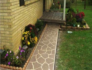 Flagstone Sidewalk