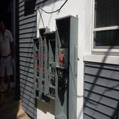service upgrade Moved all the meters from the bsaement to outside the building