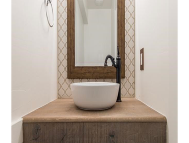 powder room after