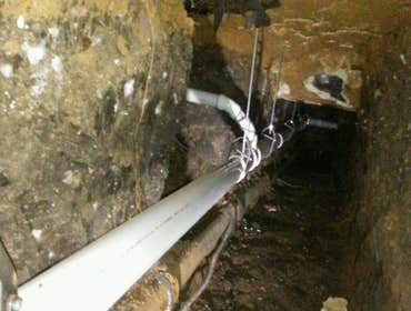 Residential drain re-pipe