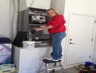 Air Handler install in garage