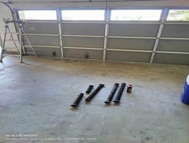 Spring replacement and door lubrication