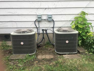 Install of PAYNE A/C units