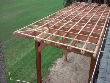cedar pergola