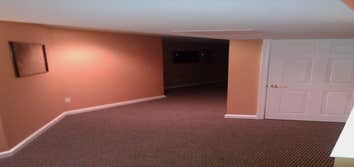 Hall way and utility closet