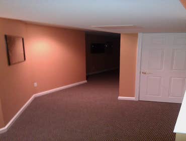 Hall way and utility closet