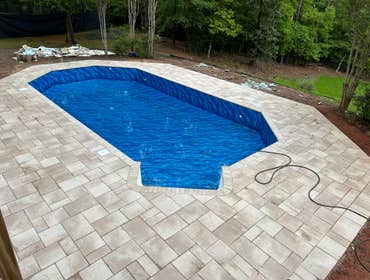 Photos by Marinho’s Pools and Spas #3 Paver deck remodel