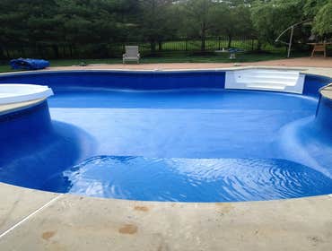 Project photos from Above Water Pool Service Custom Pools, Decks and Sheds. New, Repairs, Renovation, Remodel, Vinyl Liner Replacement. Above Ground an