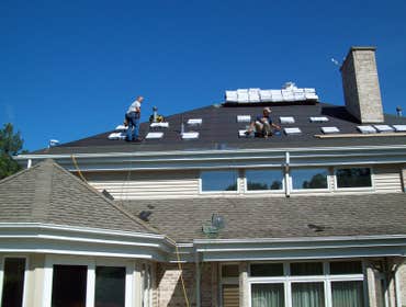 Installing roof