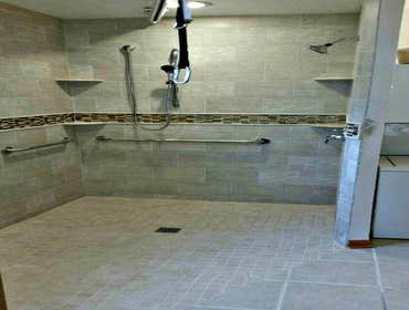 Roll-In Shower