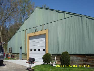 Before new siding