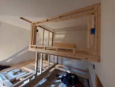 Photos by Apex Home Pro Inc #9 Floating bunkbeda with built-in desk .