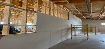 IEC San Antonio Build Wall to divide room, dry all open door opening