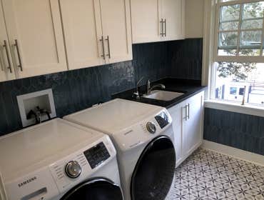 Photos by Chesapeake Construction, Inc #12 Transform your Laundry Room into a sanctuary just by adding new tile! Contract us today for a free estimate.