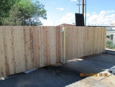 Dumpster enclosure gates