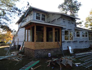 Project photos from trademark building company llc custom homes, exterior renovation, neighborhood entrance