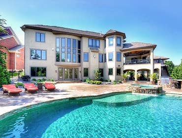 Rear Elevation and Pool