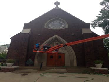 Photos by Bella Roofing #6 Monastery in Canton Ohio new roof and remodel on the inside