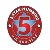 5 Star plumbing logo