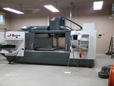 Photos by Zack of All Trades LLC #1 3 phase step up system and install VF3 CNC machine.