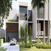 Photos by Nr Group 3 Contractors Inc. #4 New construction house front canal water view , new construction 6 bed /7 baths wit pool and jacuzzi , modern