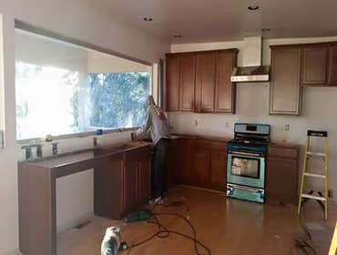 Kitchen Remodel/ Basement paint prep Total kitchen remodel and basement paint preperation.