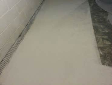 French Drain Installation We recently installed a french drain in a basement. Check out the before and after photos!