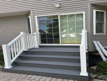 Decks and Porches by Joshua's Commission Construction LLC Completed Decks, Deck Stairs and Patios by JCC