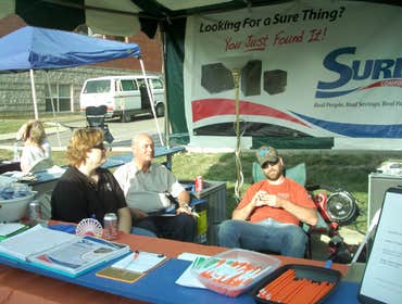 Hopetoberfest Pictures of our booth at the Hopetoberfest Church festival at Hopeful Lutheran Church in Burlington, KY.